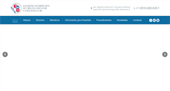Desktop Screenshot of cirujanosvasculares.org